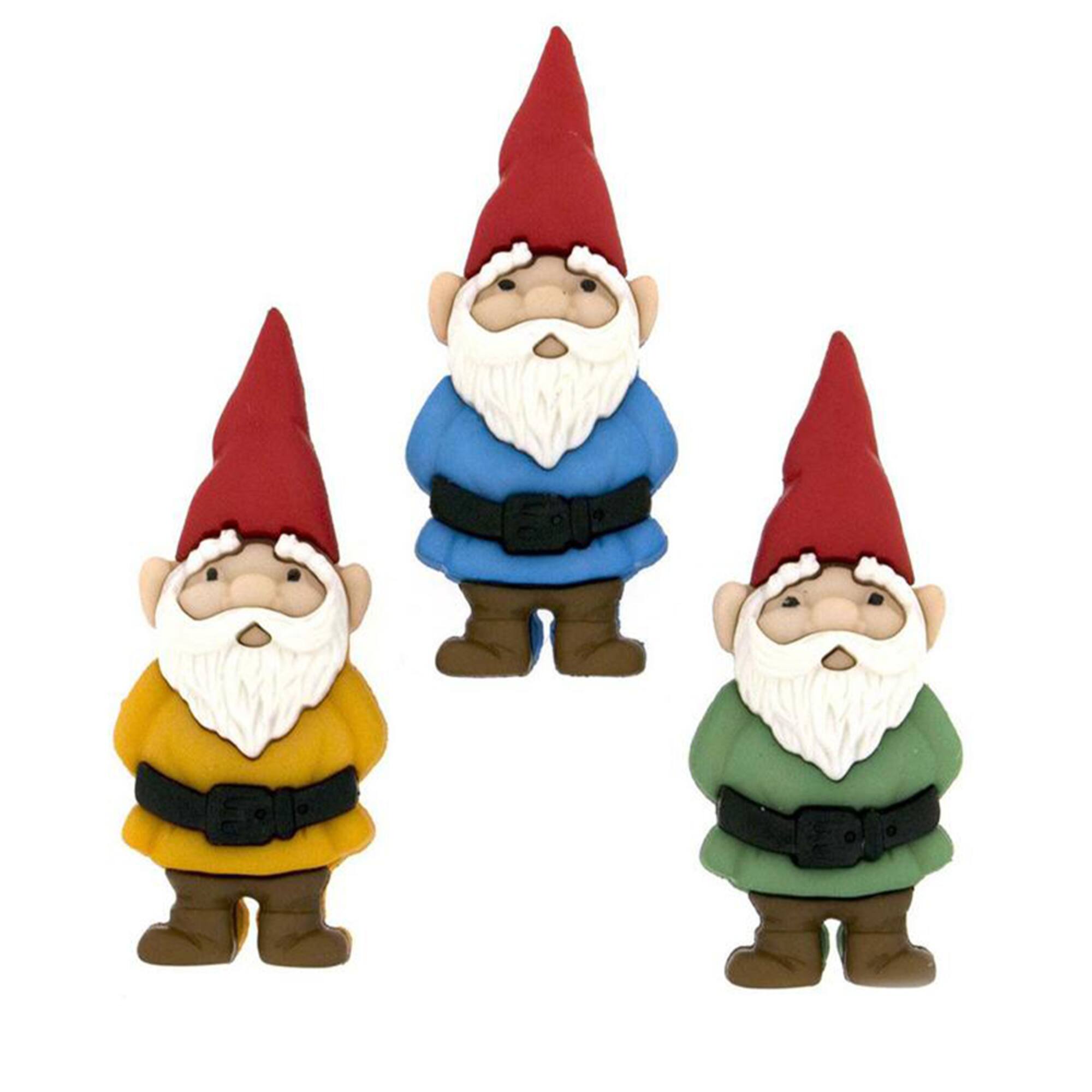 Dress It Up Garden Gnome Buttons